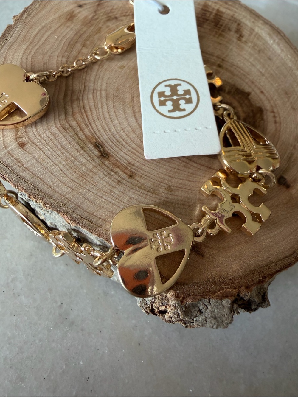 Tory Burch Good Luck Heart Bracelet - Picture 3 of 4
